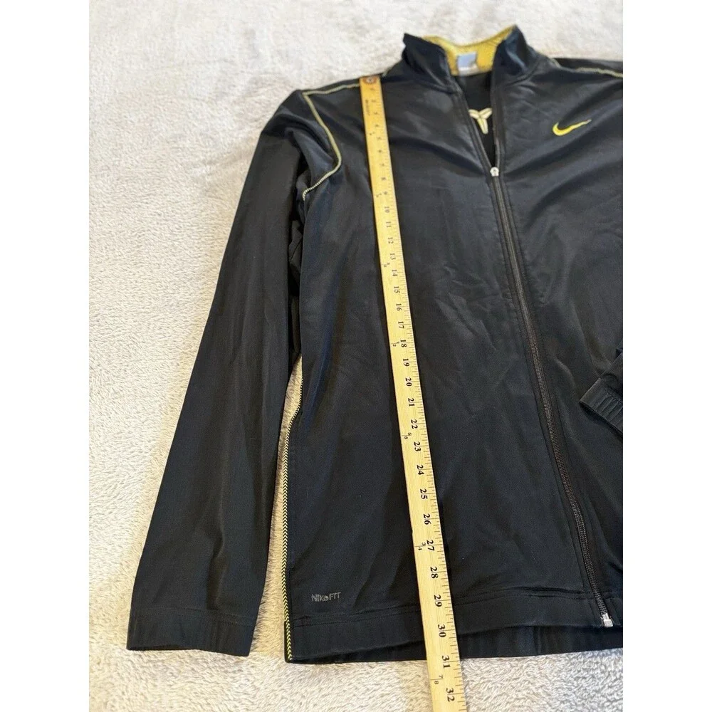 Nike Track Jacket Mens XXLT Black Lightweight Full Zip Hooded Kobe Bryant Mamba